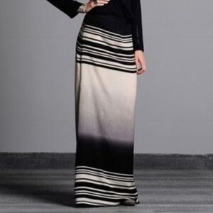 *In Search Of* RED Alexis Dotted Stripe Skirt, RED